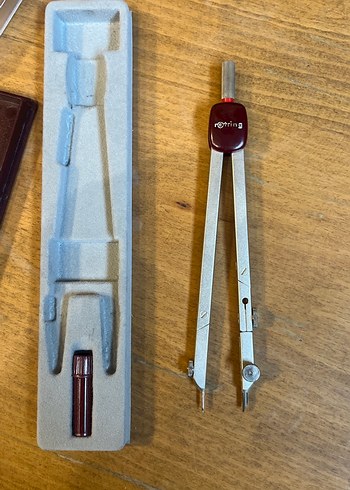 Bordo Rotring Pergel 1994 - Görsel 2