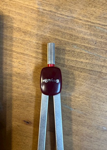 Bordo Rotring Pergel 1994 - Görsel 4