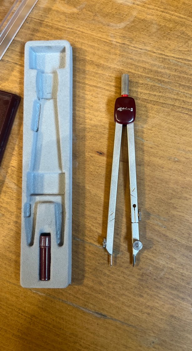 Bordo Rotring Pergel 1994 - Görsel 2