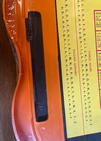 Alican El Yazısı Tahtası Turuncu - Görsel 6