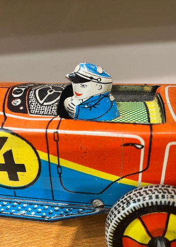 Teneke oyuncak Ufuk marka Bugatti teneke Araba - Görsel 5