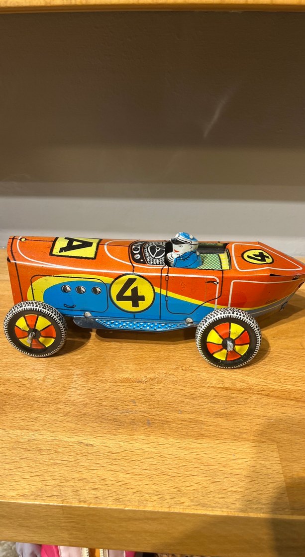 Teneke oyuncak Ufuk marka Bugatti teneke Araba - Görsel 2