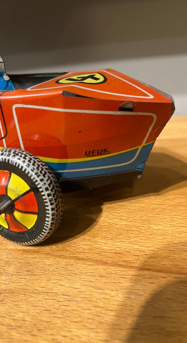 Teneke oyuncak Ufuk marka Bugatti teneke Araba - Görsel 4