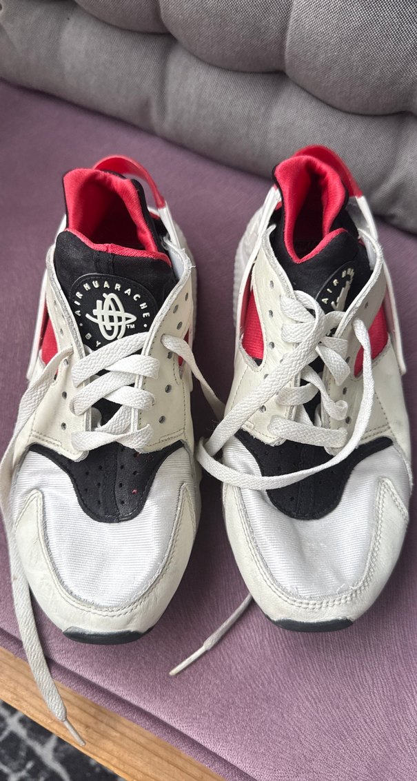 Beyaz Gri Bağcıklı Kadın Spor Ayakkabı - Görsel 2