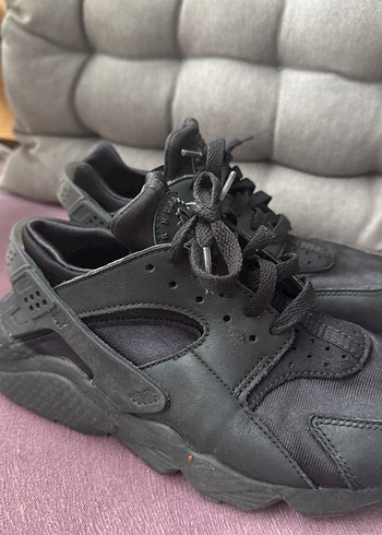 Siyah Bağcıklı Yüksek Topuklu Spor Kadın Spor Ayakkabı - Görsel 3