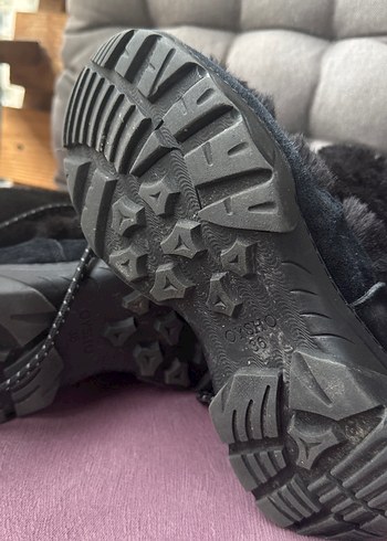 Gri Kürklü Kadın Dolgu Topuk Bot - Görsel 4