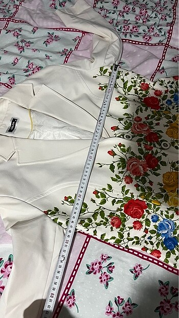 42 Beden beyaz Renk Blazer ceket