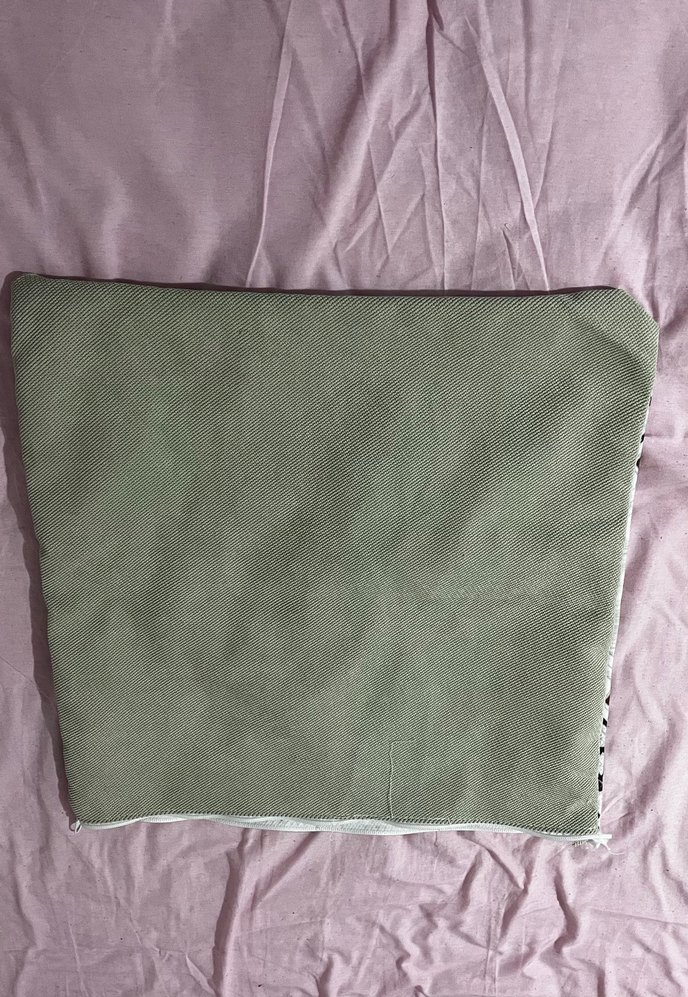 Gri Nakışlı Bohem Dekoratif kırlent Kılıfı - Görsel 3