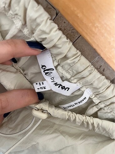 34 Beden ten rengi Renk paraşüt etek