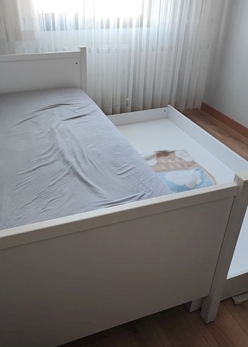 Beyaz Çocuk Montessori yatak - Görsel 3