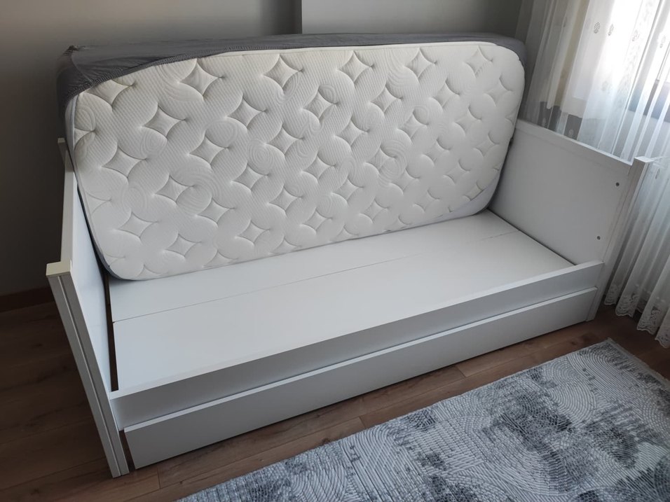 Beyaz Çocuk Montessori yatak - Görsel 2