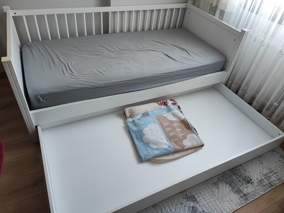 Beyaz Çocuk Montessori yatak - Görsel 4