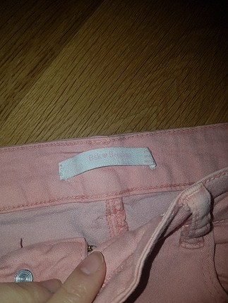 Bershka pembe likrali kot sort