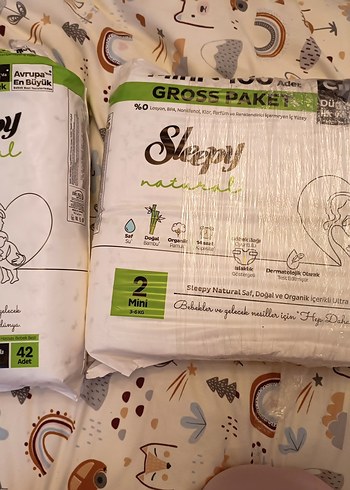 142 adet Sleepy Natural 2 numara Bez - Görsel 2