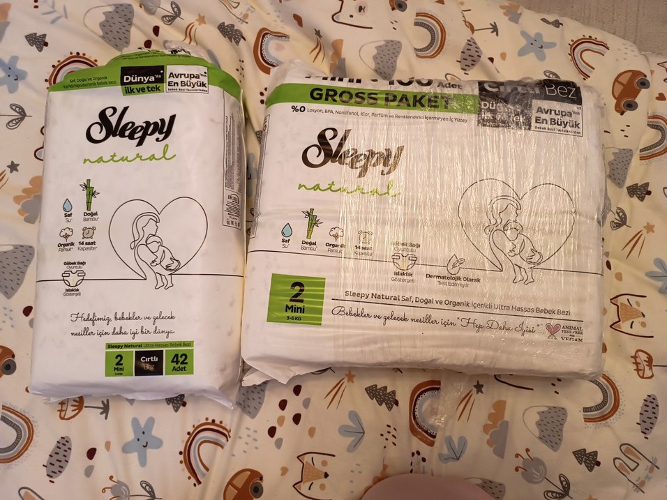 142 adet Sleepy Natural 2 numara Bez - Görsel 2