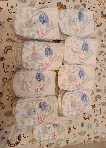 80 adet 3 numara Molfix Bebek Bezi - Görsel 4