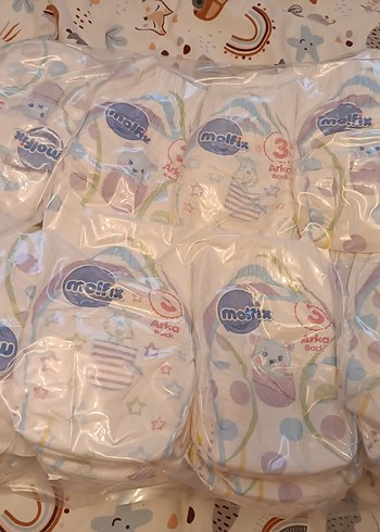 80 adet 3 numara Molfix Bebek Bezi - Görsel 2