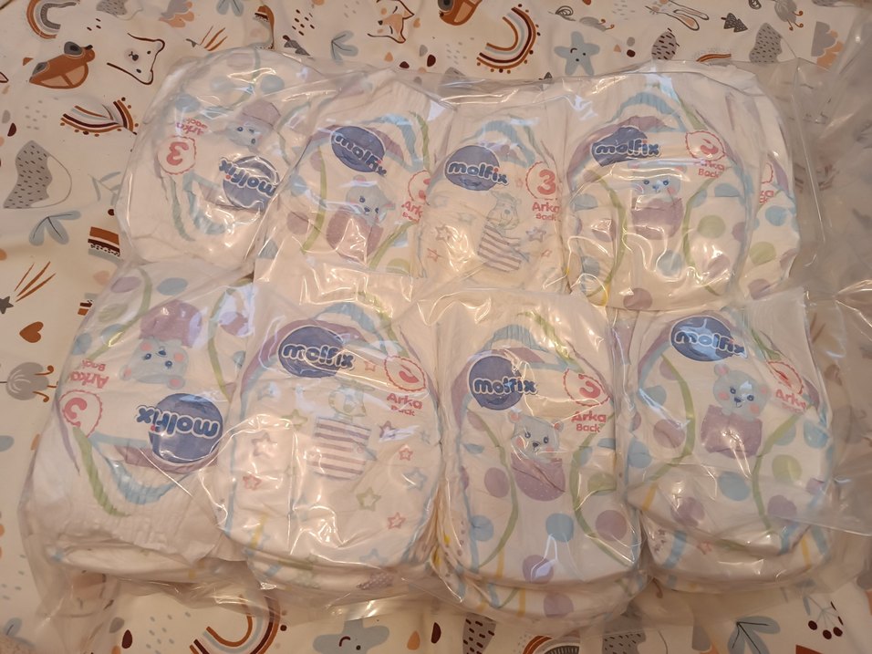 80 adet 3 numara Molfix Bebek Bezi - Görsel 2