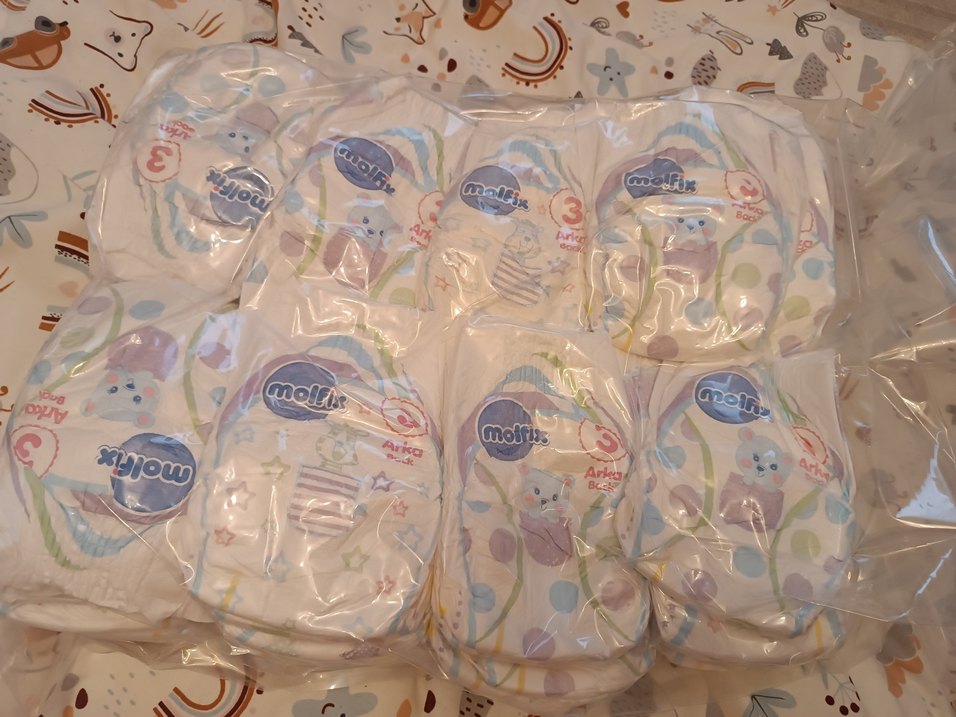 80 adet 3 numara Molfix Bebek Bezi - Görsel 3