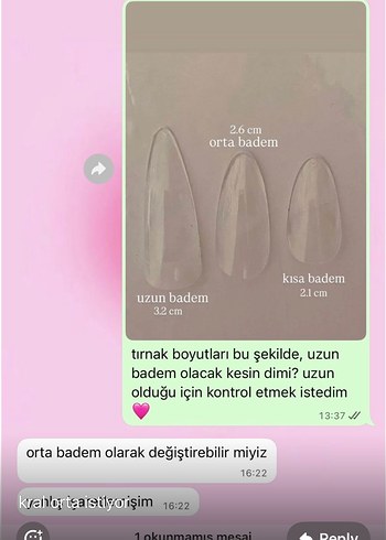 Beden jel takma tırnak
