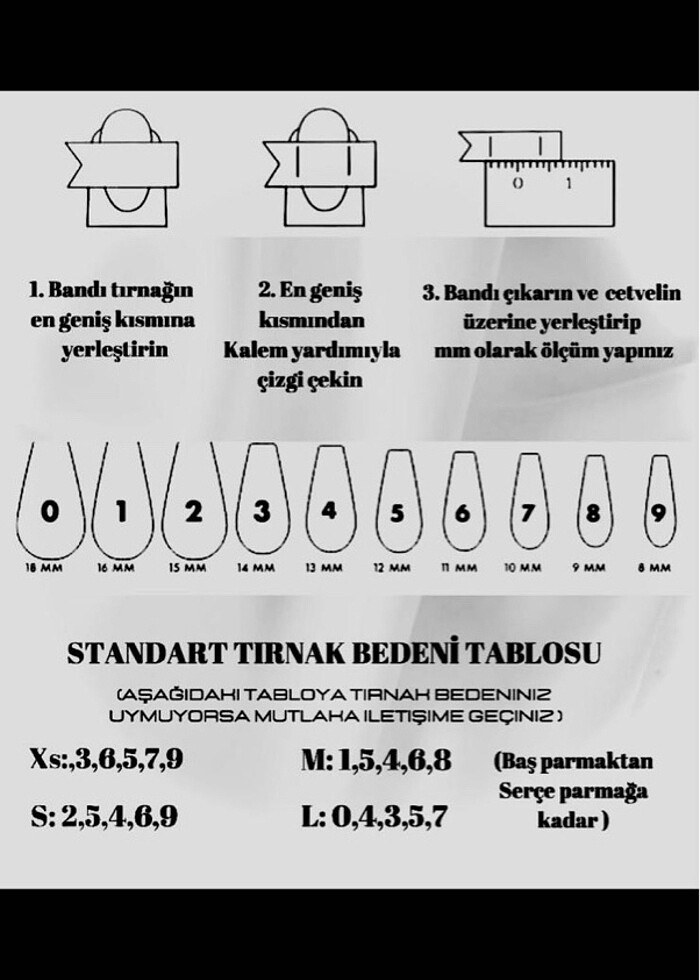 lacivert takma tirnak - Görsel 3