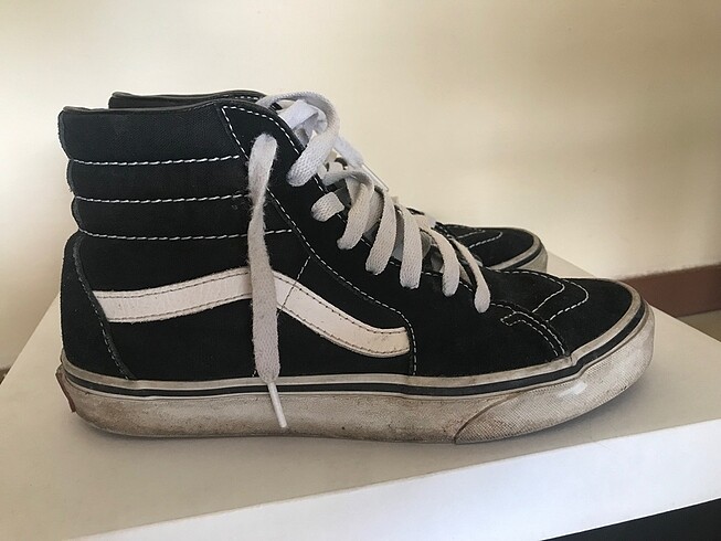Vans orijinal vans sk8 hi siyah 38 numara