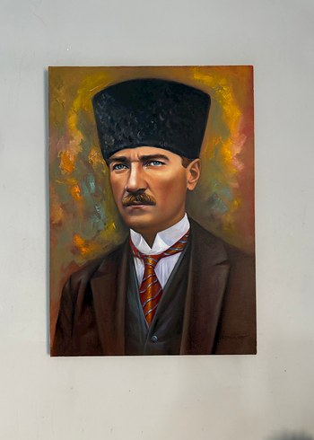 Atatürk Portresi Yağlı Boya Tablo