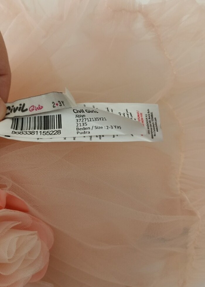 Kız Bebek Elbise - Görsel 4