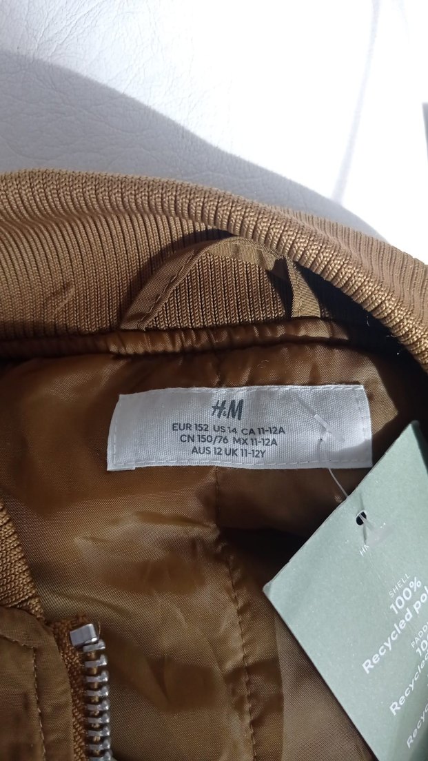 Bej Dolgulu Bomber Ceket - Görsel 2