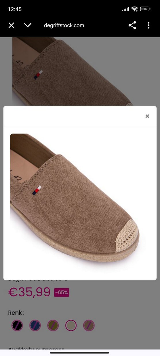 BURTON  of London  Erkek Espadril Ayakkabı - Görsel 2