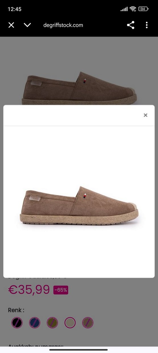 BURTON  of London  Erkek Espadril Ayakkabı - Görsel 3