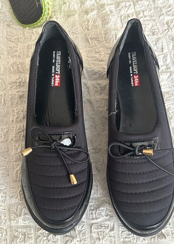 Kadın Siyah Dolgu Topuklu Babet - Görsel 2