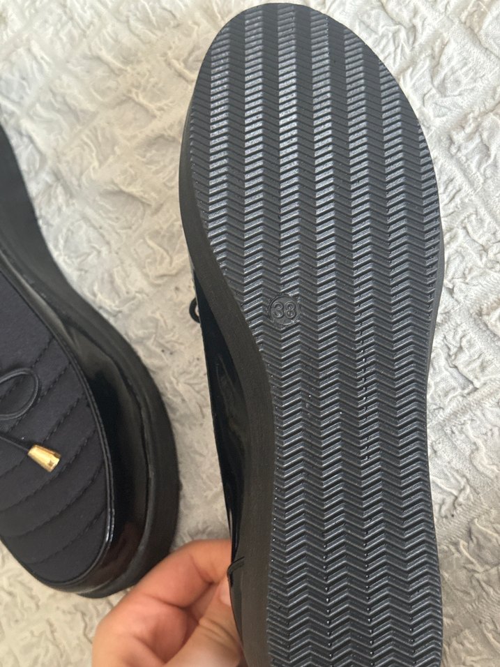 Kadın Siyah Dolgu Topuklu Babet - Görsel 3