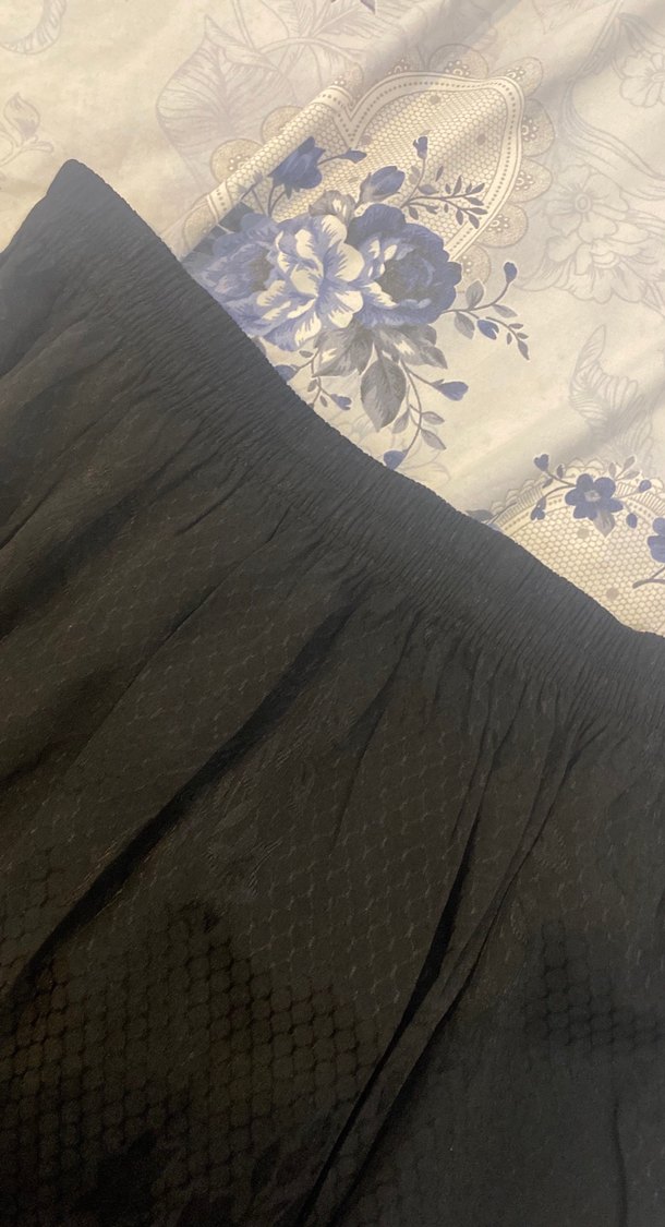 Kadın Siyah Piliseli Uzun Etek - Görsel 5