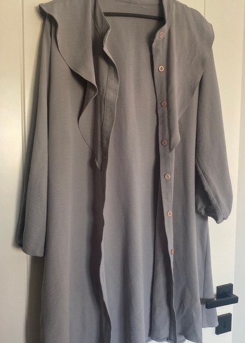 Düğmeli Gri tunik - Görsel 2