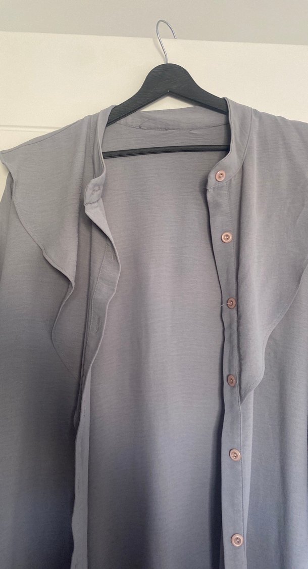 Düğmeli Gri tunik - Görsel 3