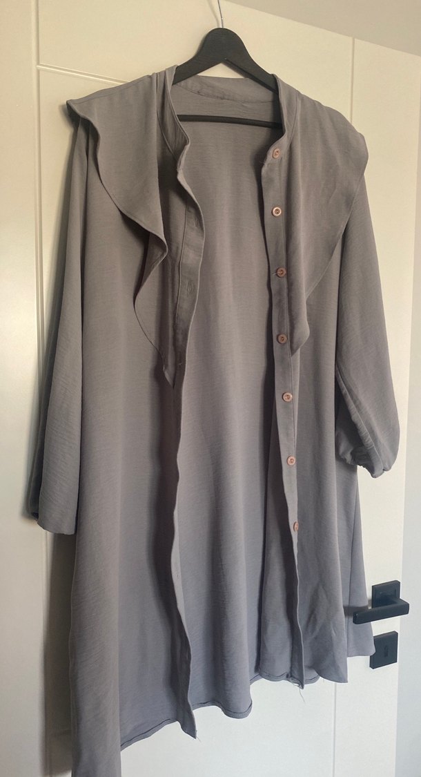 Düğmeli Gri tunik - Görsel 2