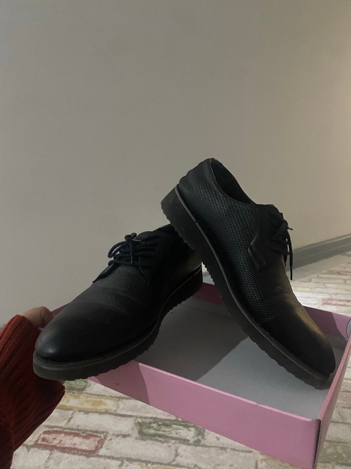 Siyah Erkek Klasik Ofis Ayakkabısı - Görsel 2