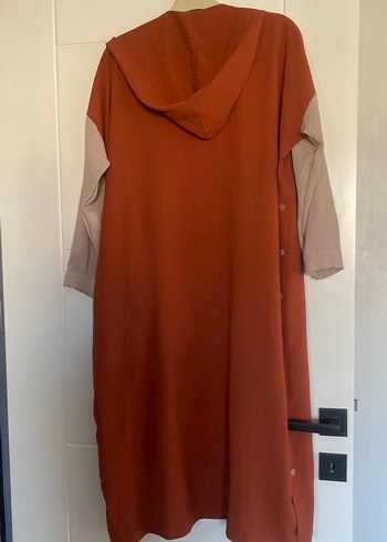 Uzun Kesim Rahat Kesim Kadın fermuarlı kap - Görsel 2