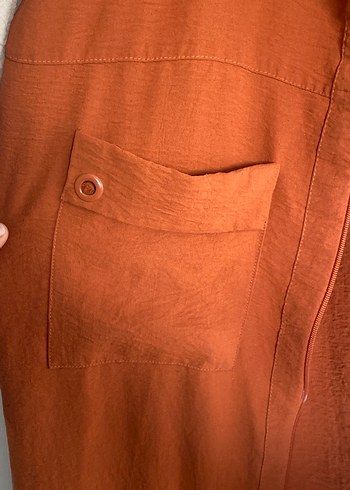 Uzun Kesim Rahat Kesim Kadın fermuarlı kap - Görsel 4