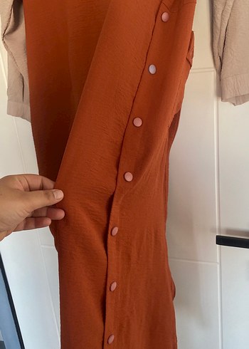 Uzun Kesim Rahat Kesim Kadın fermuarlı kap - Görsel 3