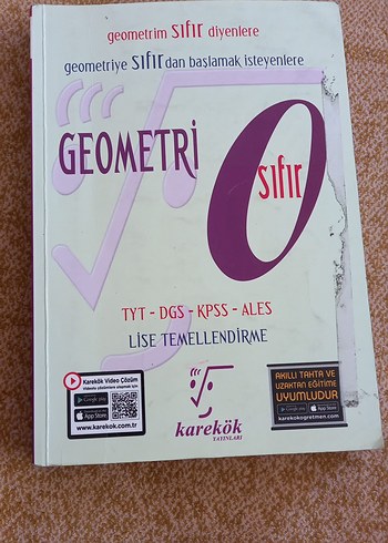 Geometri Sıfır - TYT, DGS, KPSS, ALES Hazırlık Kitabı