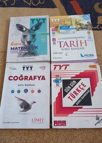 TYT Soru Bankası Seti: Matematik, Tarih, Coğrafya, Türkçe
