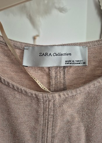 Bej Midi Kadın Triko Elbise - ZARA Collection