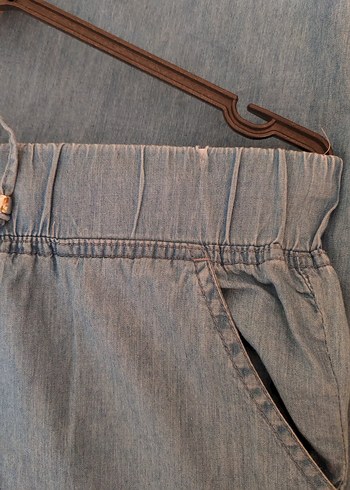 Lcw Kadın, Mavi, Denim, lastikli Pantolon - Görsel 12