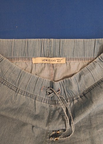 Lcw Kadın, Mavi, Denim, lastikli Pantolon - Görsel 8