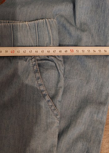 Lcw Kadın, Mavi, Denim, lastikli Pantolon - Görsel 10