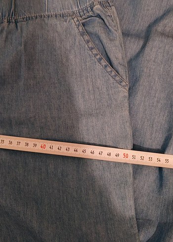 Lcw Kadın, Mavi, Denim, lastikli Pantolon - Görsel 11