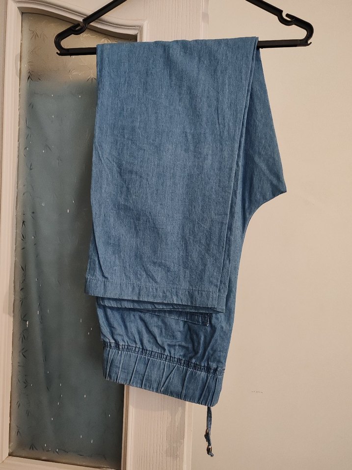 Lcw Kadın, Mavi, Denim, lastikli Pantolon - Görsel 5