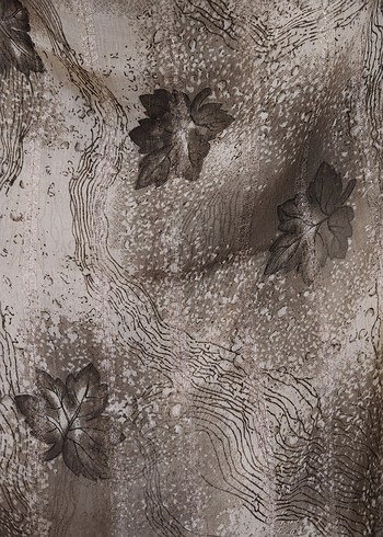 Gri Kahverengi Dökümlü Kadın Şal - Görsel 6